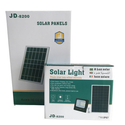 High Brightness Solar Powered LED Flood Light With Sensor 40w 60w 100w 200watt