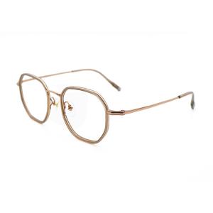 Optical Eyeglasses Frame Pure Titanium And Actate Frame 88285