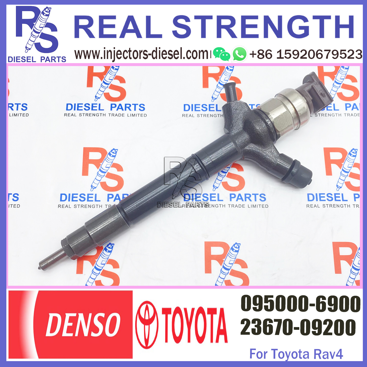 Common Rail Fuel Injector 095000-6900 095000-7240 095000-7250 095000-7600 For Toyo-ta Rav4