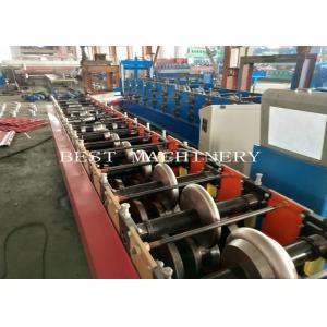 V-Shaped Roof Ridges Roll Forming Machine 8-12m/Min Speed PLC Control
