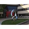 Buy cheap Contemporary Outdoor Metal Statues / Lover Large Garden Sculptures Metal from wholesalers