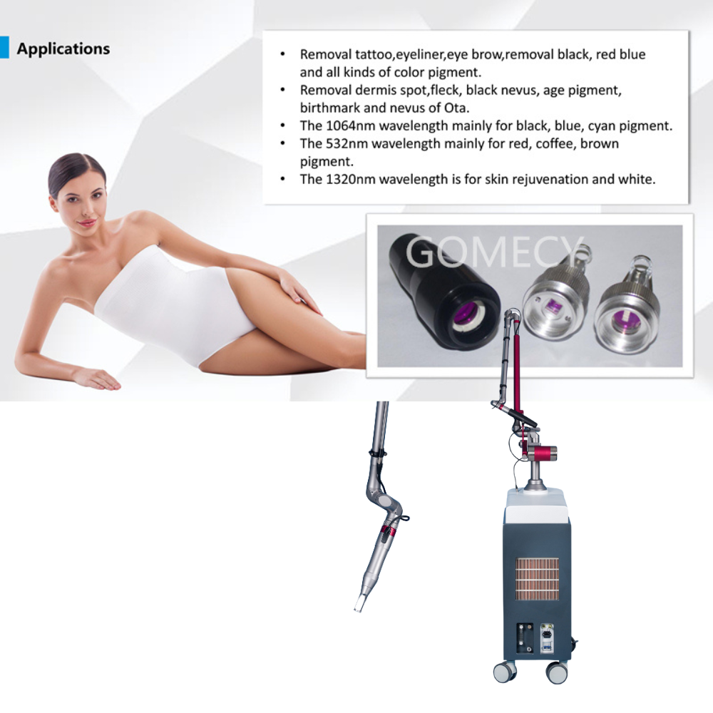 Q Switched Nd Yag Laser Body Machine Laser Skin Treatment Machine Eyebrow Tattoo Tattoo Equipment