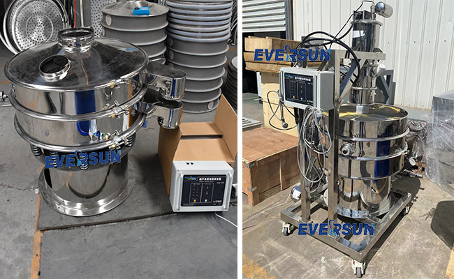 Industrial Ultrasonic Cleaning Rotary Vibrating Sieve 600-2000mm Screen Size