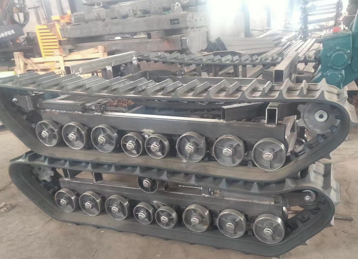 4 MT Capacity Steel Crawler Track Undercarriage For All Terrain Layer Conditions
