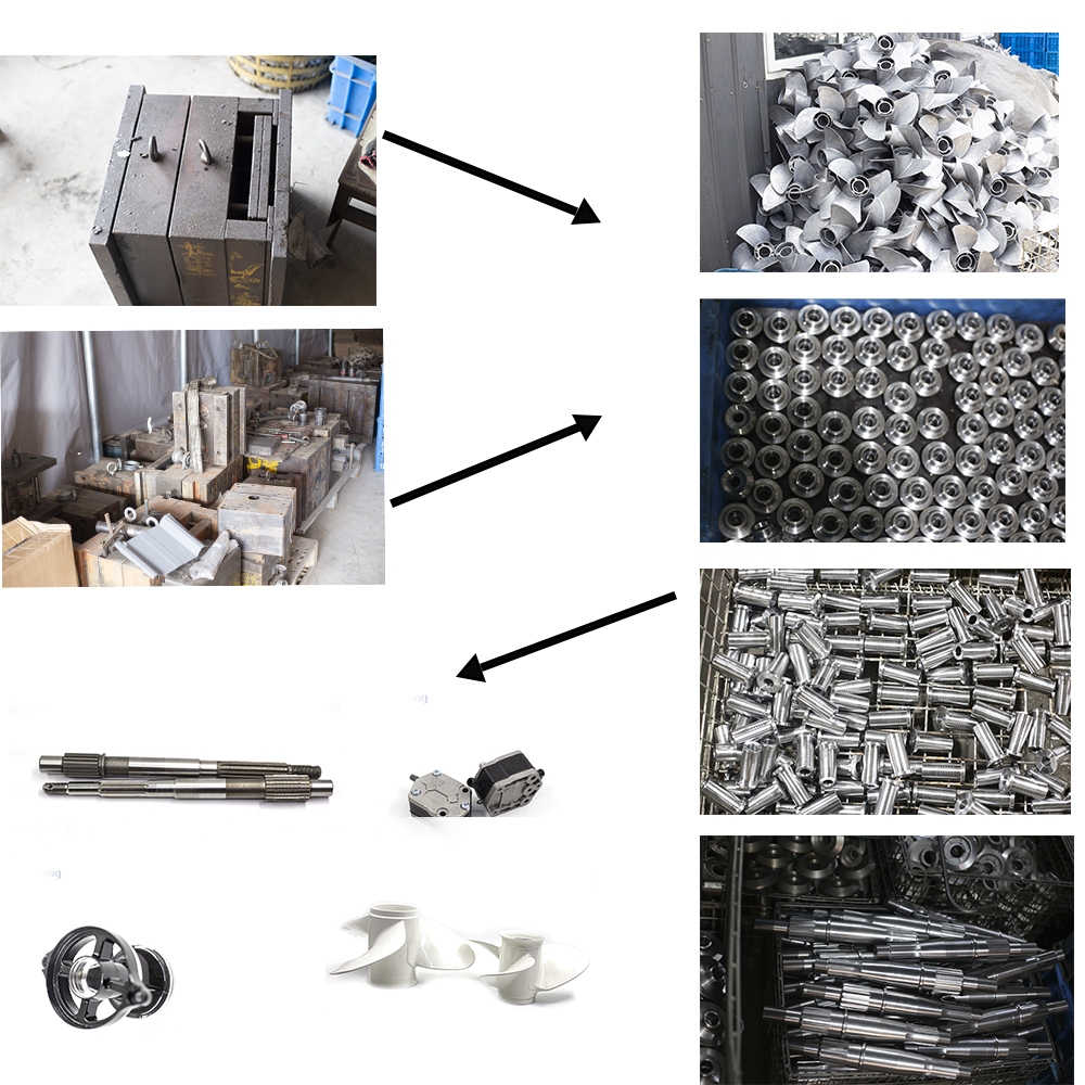 Four-stroke Two-stroke Water-cooled Outboard Motor Marine Propeller Investment Casting Parts