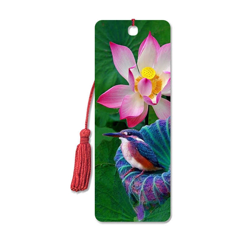 Flower Design Souvenir 3D Lenticular Bookmark / 3D Lenticular Printing