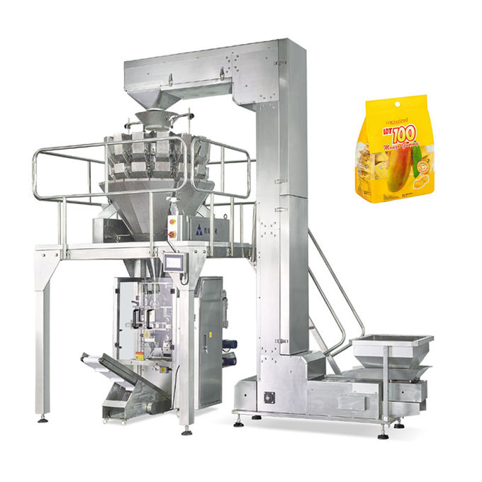 Touch Screen 70 Bags / Min Automatic Granule Packing Machine