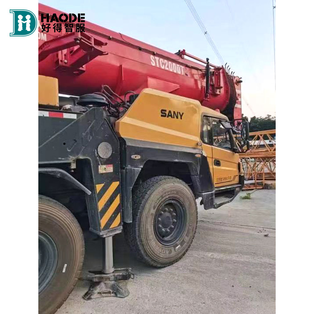 Used Sany Diesel Heavy Hydraulic Truck Crane 100 Ton Lifting Machine STC1000