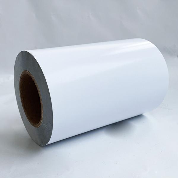 Adhesive Tire Glue Label Material TG1734 Aluminum Coated Art Paper with 80G