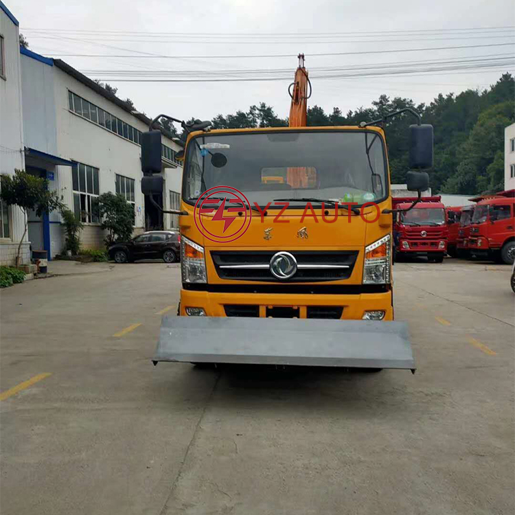 10m Max Lifting Height Dongfeng Mini Truck Mounted Excavator with Remote Control Operation Form