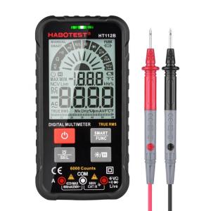 6000uA Handheld Digital Multimeter , 6V Smart Digital Multimeter