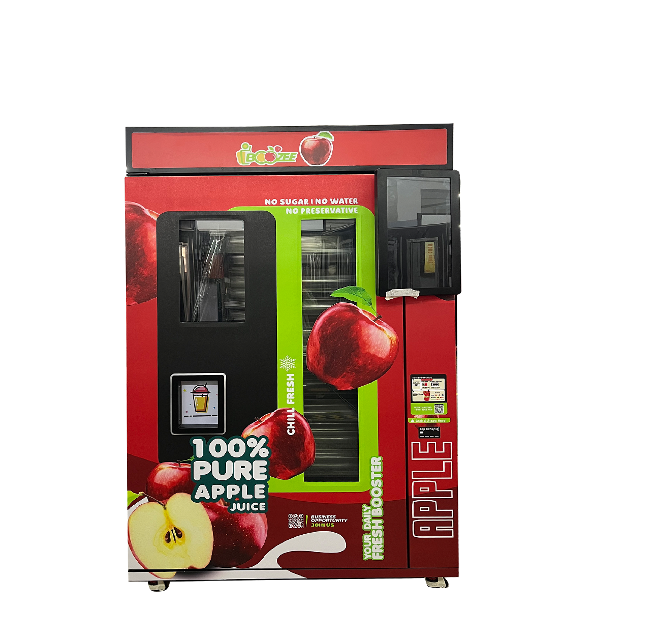  Automatic Self-service Fresh Fruit&amp;apple Tomato Pear Mix Juice Vending Machine Multiple Payment System with Cooling System Manufactures