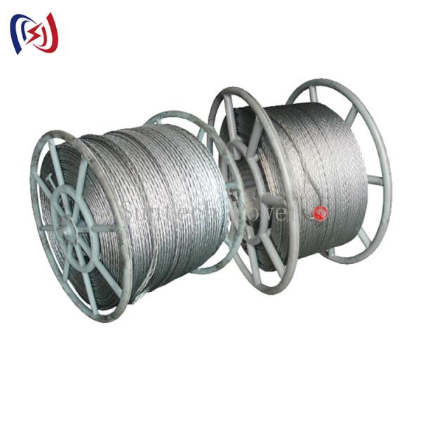 Transmission Line Anti Twisting Braided Galvanised Conductor Steel Pilot Wire