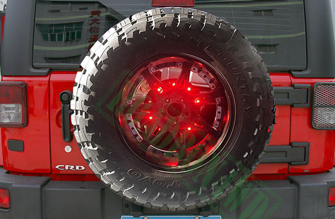 Black Metal Spare Tire High Position Stop Light Rear Spare Tire Break Light for Jeep Wrngler