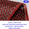 Buy cheap High Tensile Strength Red Carbon Fiber Kevlar Hybrid With Jacquard Fishtail from wholesalers