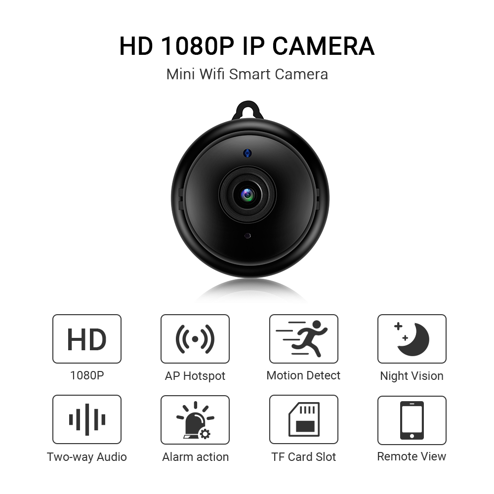 Wireless Wifi Camera Night Vision Two-way Voice home camera Micro home camera Indoor
