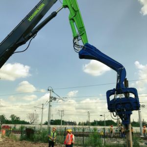  Robust Pile Driver for Road Construction | 15-Meter Driving Depth | High-Frequency Vibration | Excavator-Mounted Design Manufactures