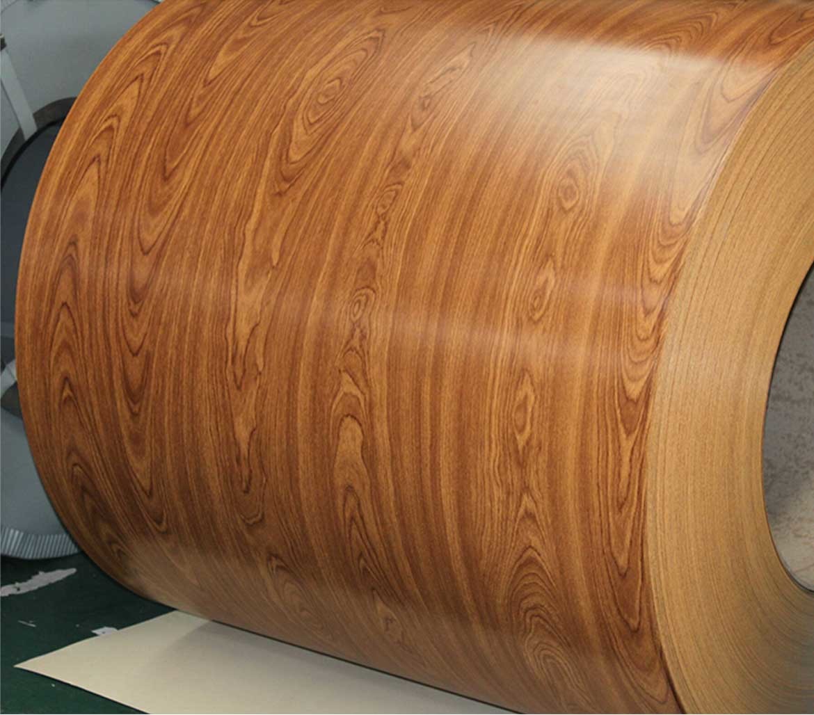 Wooden Pattern Prepainted Galvanized Steel Coil