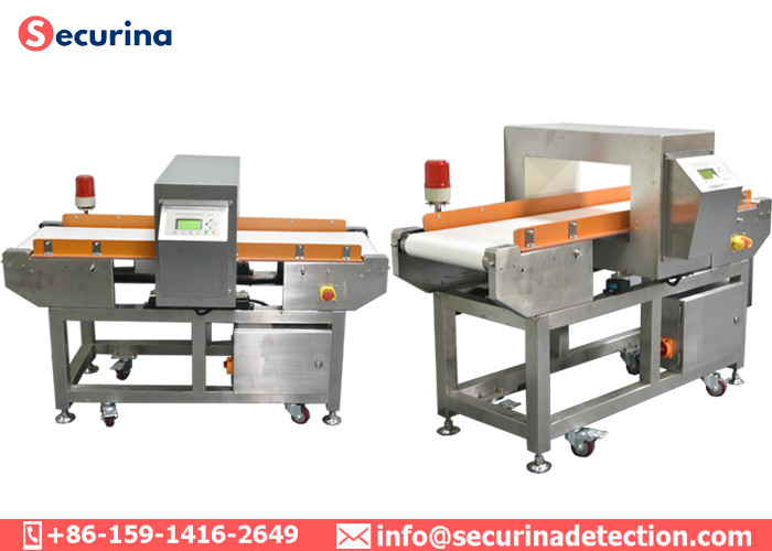 Fe SUS Industrial Metal Detector Conveyor LCD Screen For Food Processing Industry