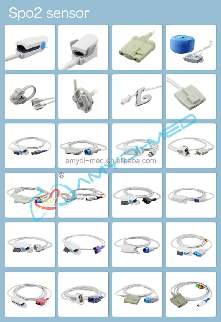 Nellcor Max Oximeters Reusable SpO2 Sensor 9 Pin Finger Spo2 Sensor