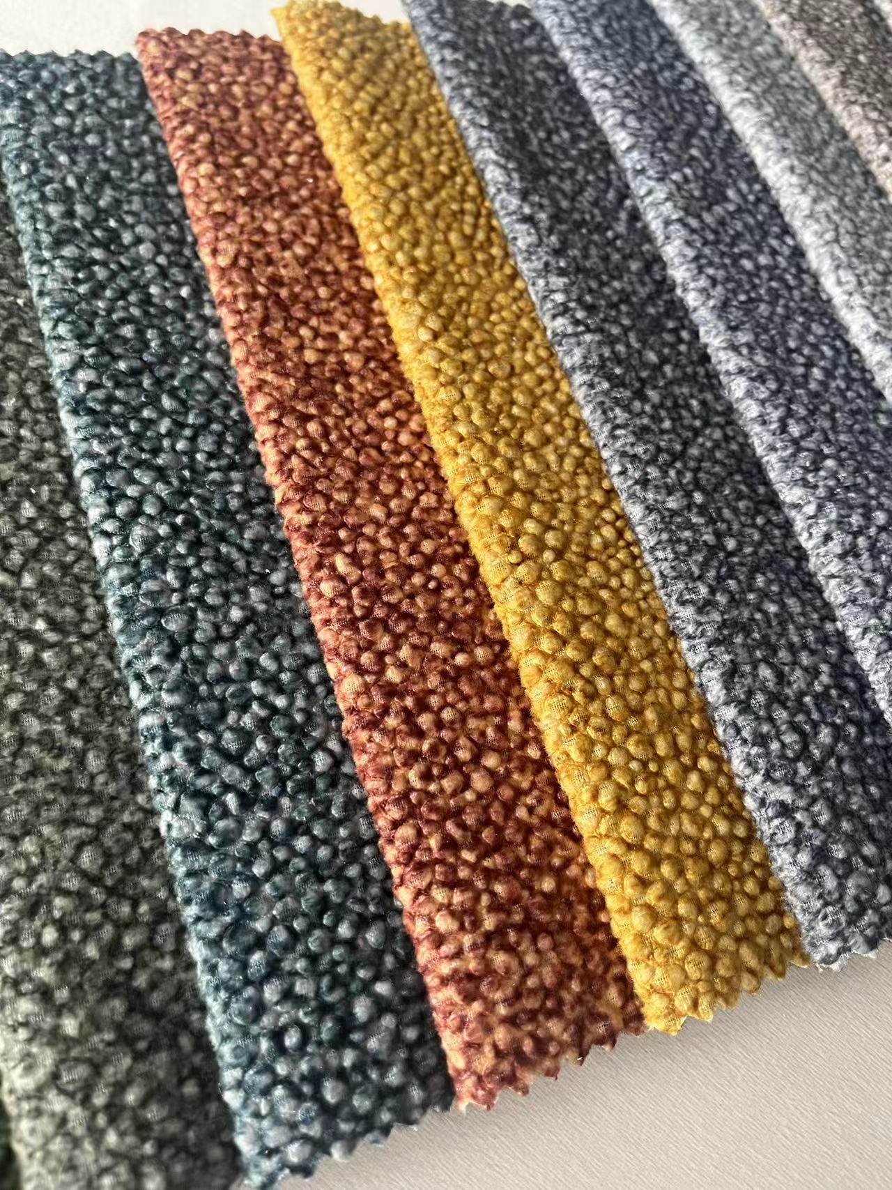 Resilient Velvet Sofa Fabric Stain Resistant With Versatile Design