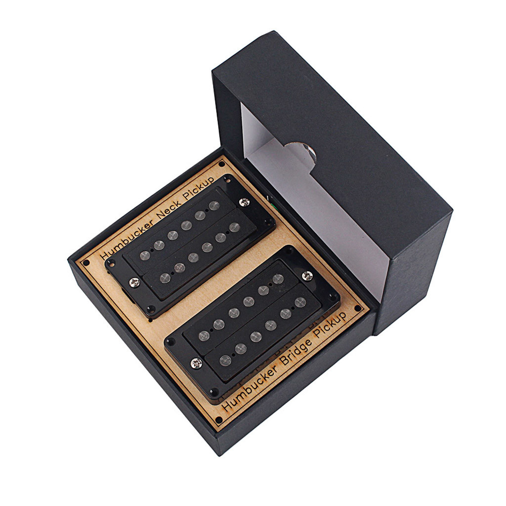 5 Magnet Alnico Humbucker Pickup Set N17.9K/B18.8K With Carbon Fiber Cover