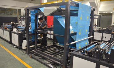 Single Color Roll to Roll Automatic Screen Printing Machine, High Quality Non Woven Screen Printer