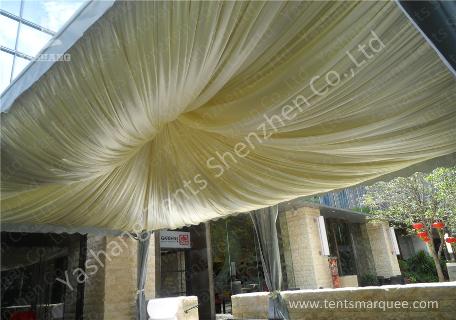 Hard Pressed Aluminium Frame Tents Outdoor With Roof Lining Decoration