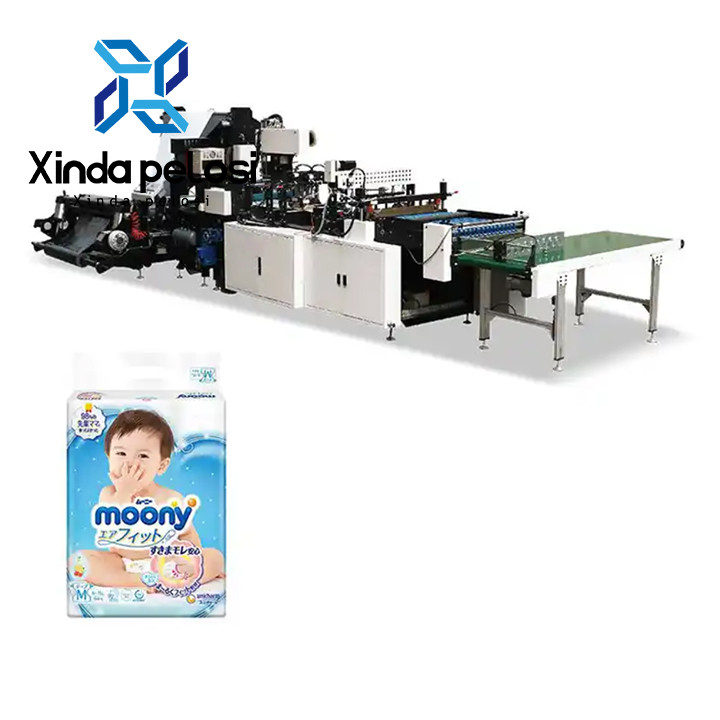 Customization Automatic Plastic Diaper Bag Making Machine 220-380V Easy To Operate