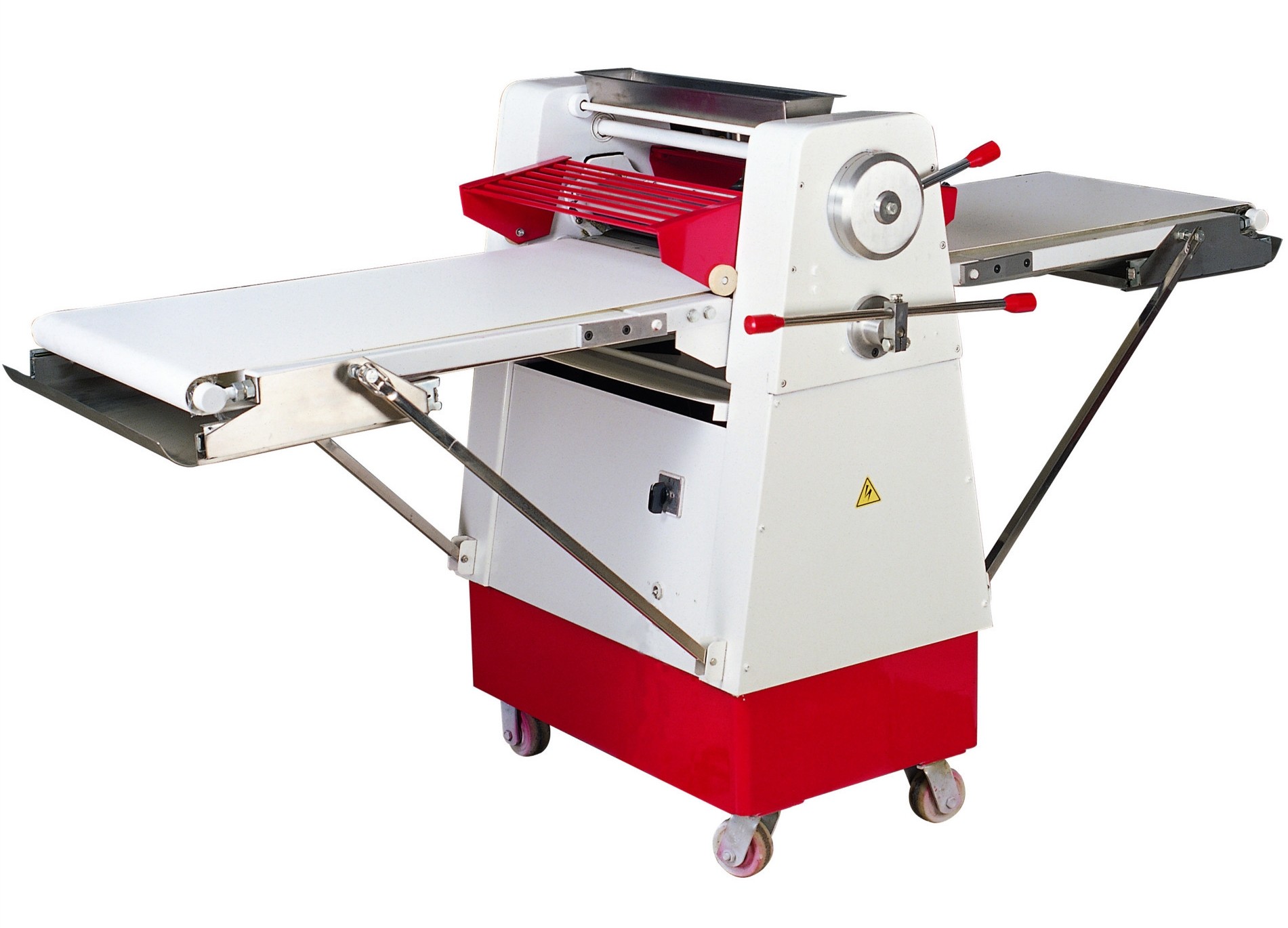 Reversible Floor Model Pastry Sheeter Dough Roller 2430*875*1230mm Food Processing Equipment