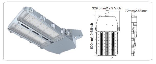 2700k-7000k Ex Proof Led Lights IP66 Copper Free Aluminum