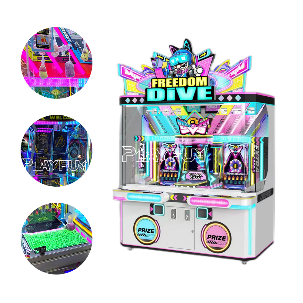 Playfun 2025 New Amusement Park Prize Redemption Machine Marble Pusher Coin Operator Game Machine for Shopping Mall
