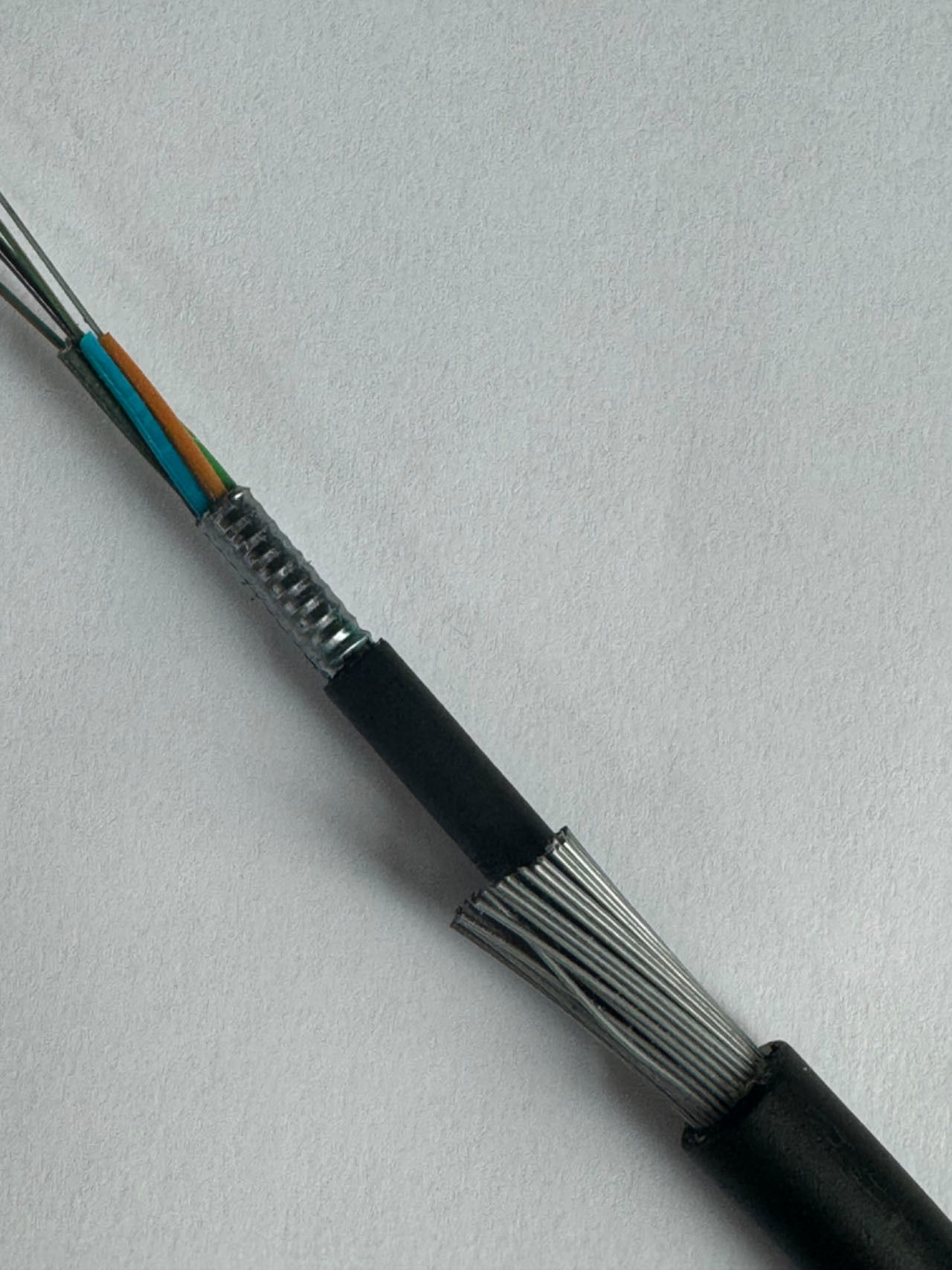 24Core Optical Fiber Cable GYTA33 GYFTY33 Under Water Stranded Armoured Loose Tube Cable