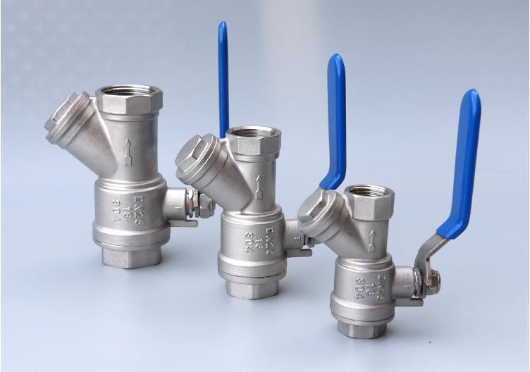 2&prime;&prime; Stainless Steel 304/316 Filter Ball Valve for Water Pipe