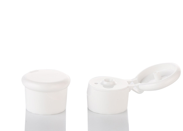 White Round Shape Flip Spout Cap High Strength Long Life Span