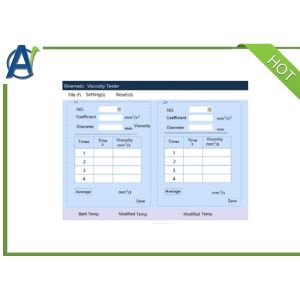 ASTM D445 Automatic Calculation Kinematic Viscosity Tester with Built-in Printer