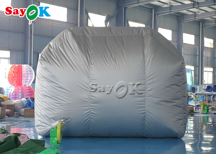 Inflatable Work Tent Grey Airtight Inflatable Air Tent Blow Up Spray Booth Car Painting