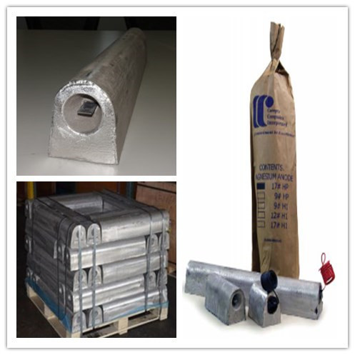 High Potential HP AZ63 Magnesium Sacrificial Anode Cathodic Protection ASTM