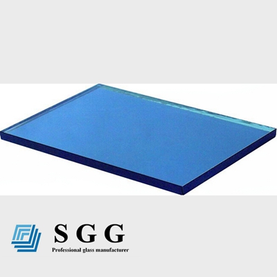 Reflective Blue Color Building Glass