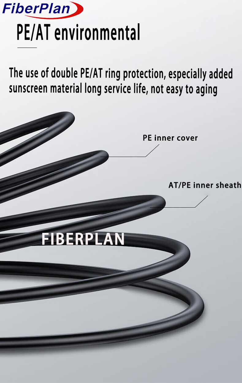 Fibra Optica Good Quality ADSS Single Mode Aramid Yarns Fiber Optic Cable