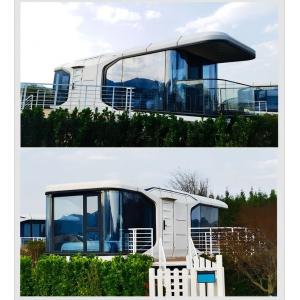 Modular Prefab House 2 Bedroom Container Home with Folding Design and Capsule