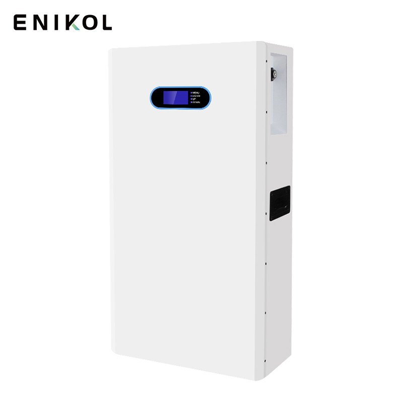 Rechargeable Lithium Battery 51.2V 200AH Wall Mounted LiFePo4 Battery Pack With LCD