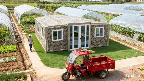 Quality 75mm EPS Sandwich Panels and Steel Single Door in Foldable 20ft Container with Customizable Terrace for sale