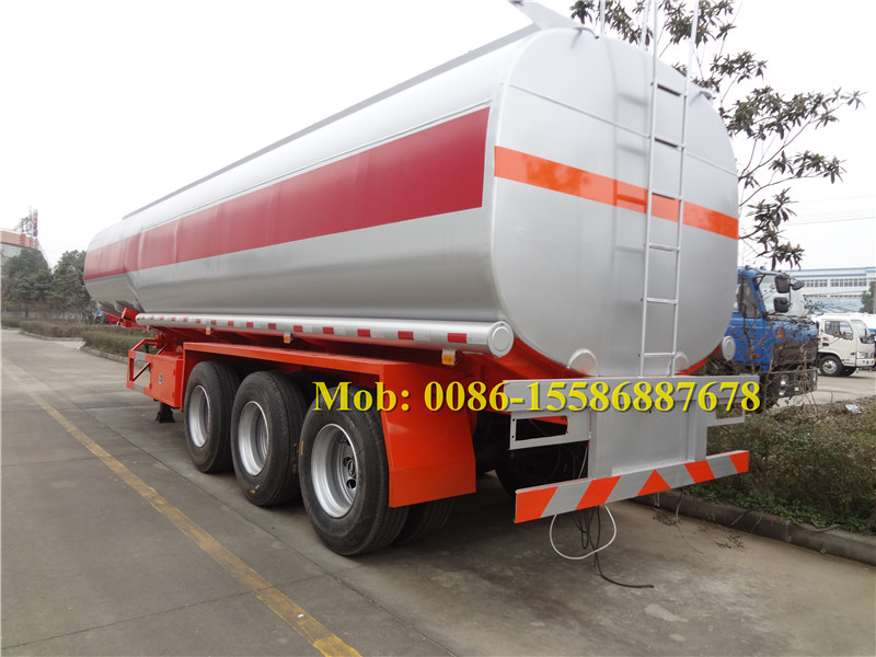 4000L Food Oil Tank Trailer Three Axles 45000L Food Oil Tanker Trailer