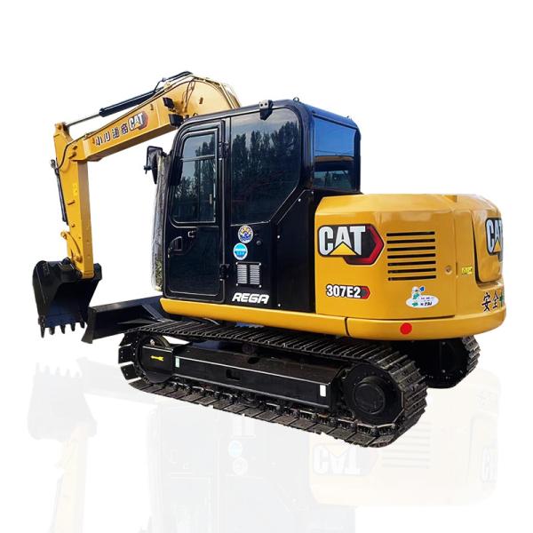 Used Caterpillar 307E2 small size Crawler Excavator 135L Fuel Tank 0.3m³ Bucket