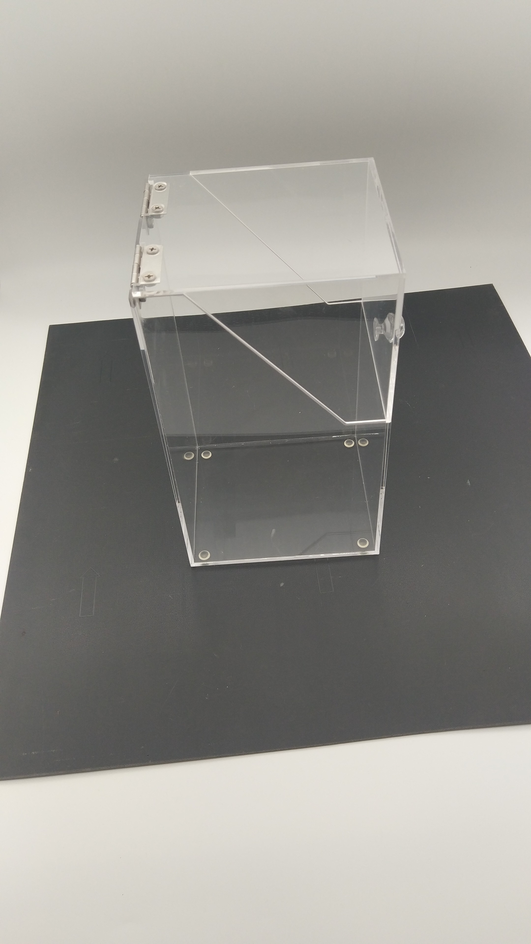 Plexiglass Makeup Brush Display Stand Clear Acrylic Cosmetic Brush Holder