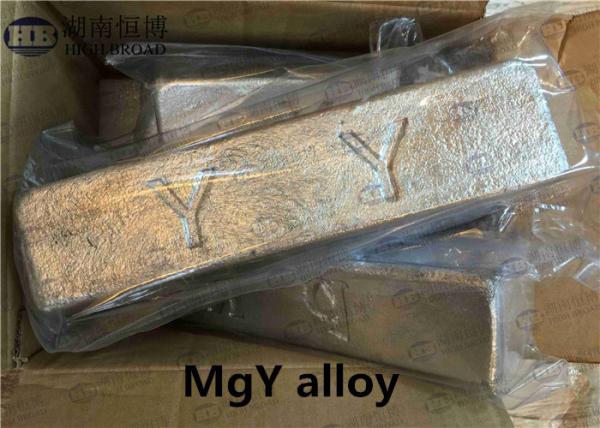 Magnesium Master Alloy Ingot for Aviation , Marine Industry Magnesium Yttrium
