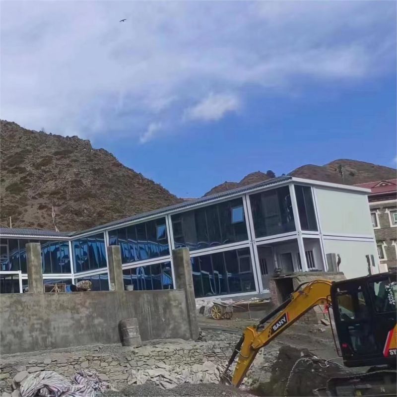 Direct Light Steel Villa Prefab House with Modern Design and Online Technical Support