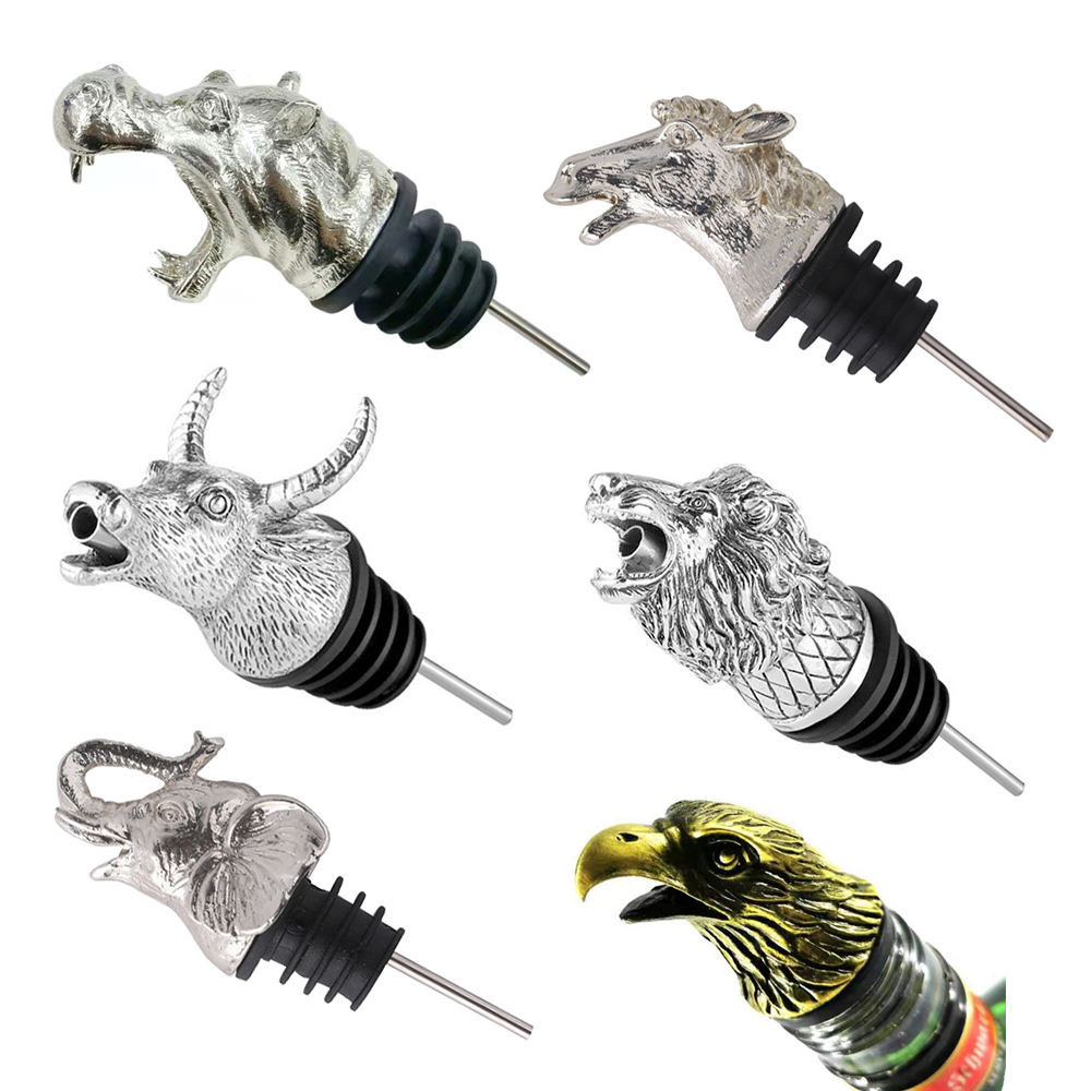 Animal Wine Aerator Pourer Die Casting For Bar Home Festival Gift