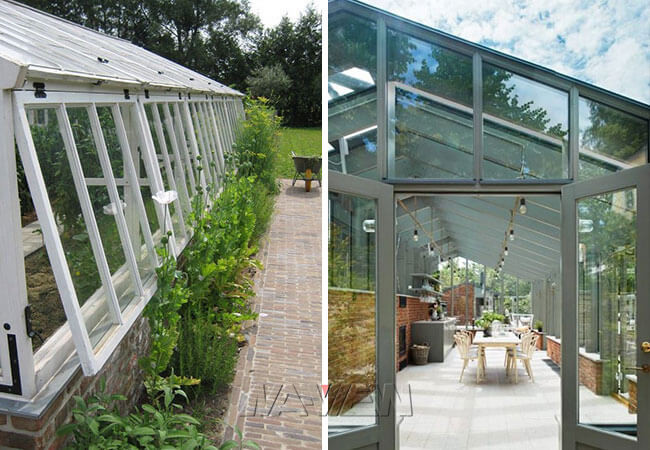 Home Walk In Greenhouse For Apartment Balcony , Patio Greenhouse For Winter